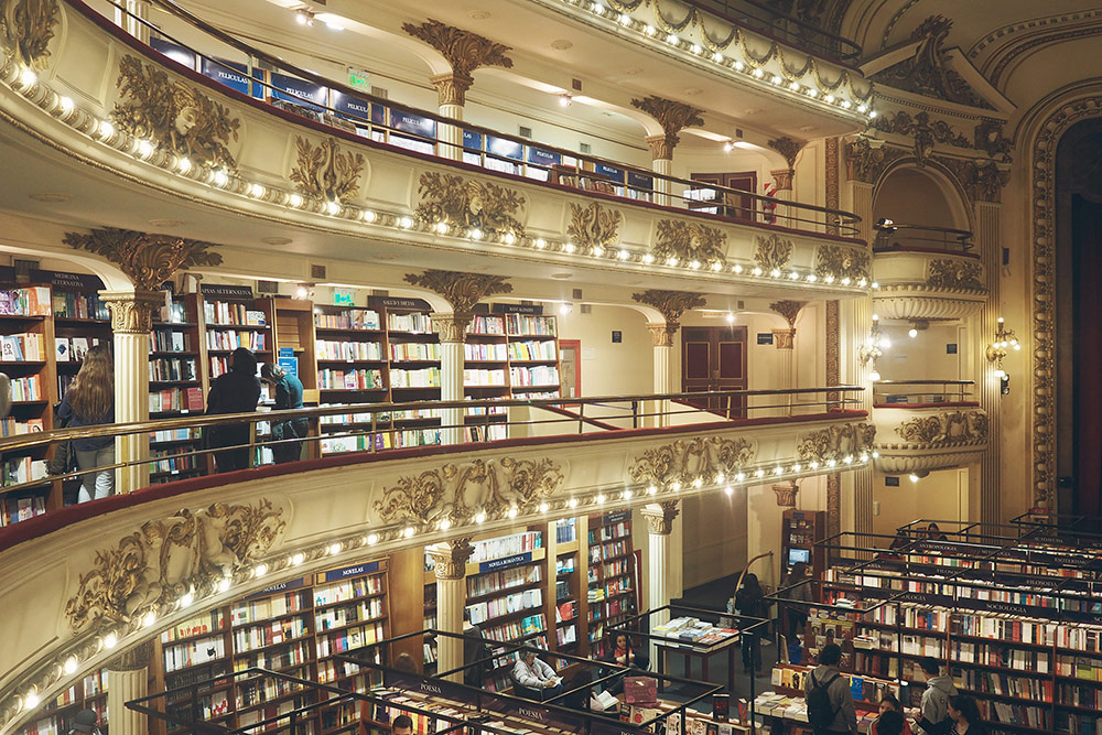 Bookstore as a book cover inspiration