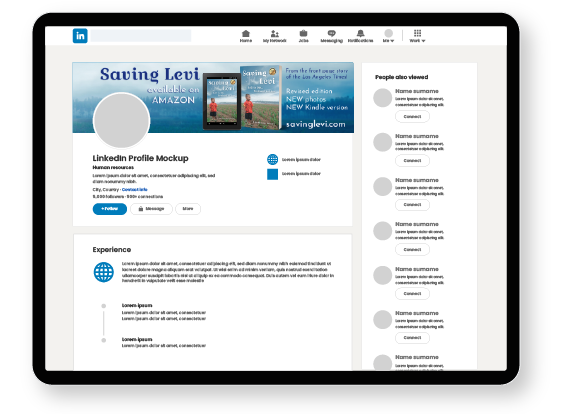Book Marketing Design Linkedin
