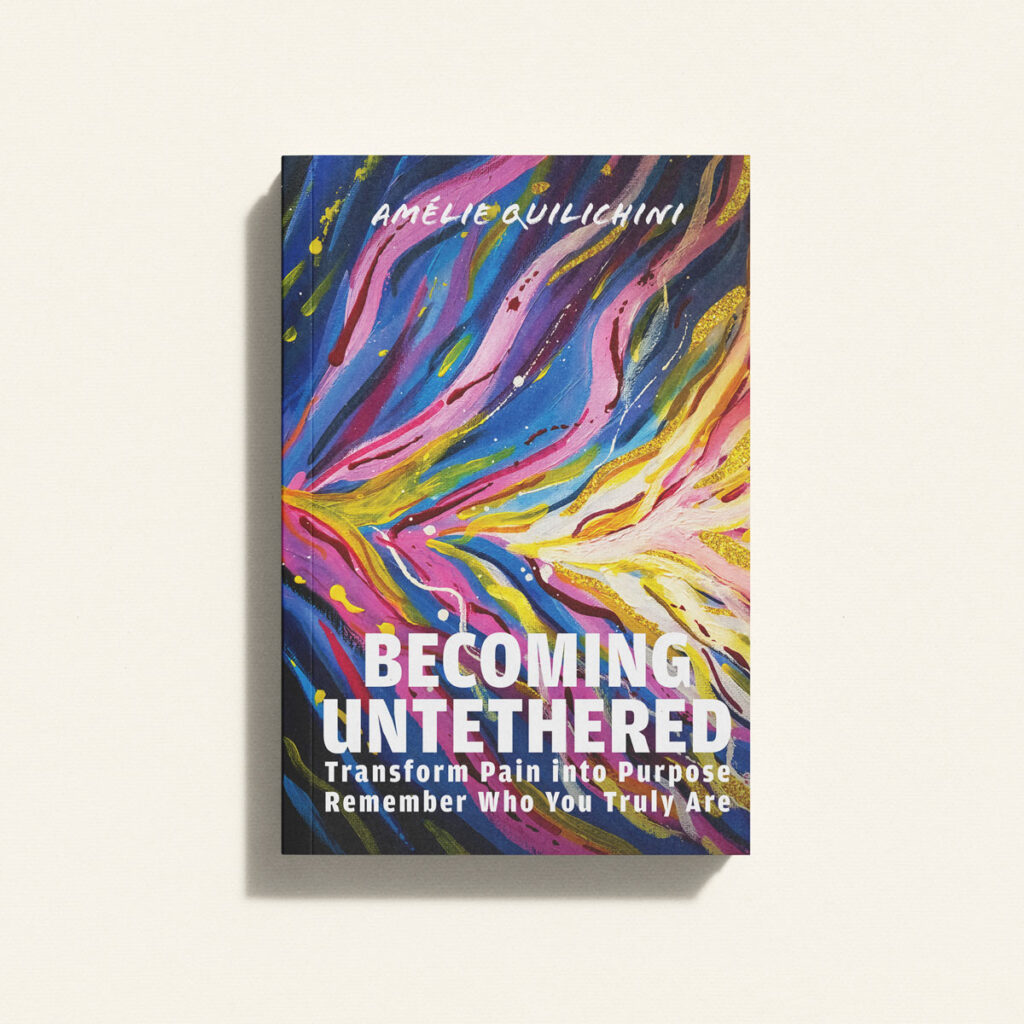 Mockup of a self-help Book Cover Design on a light background