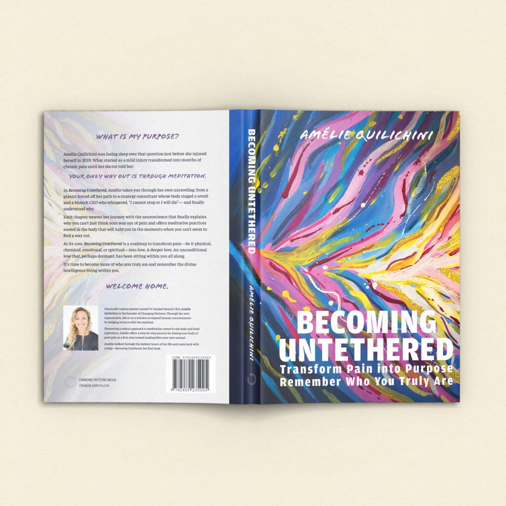 Mockup of a self-help Book Cover Design on a light background